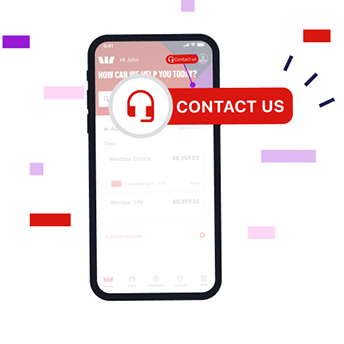 Contact us in the app
